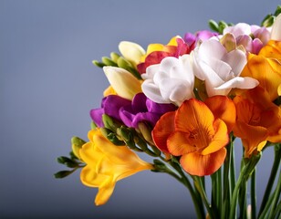freesia flowers bouquet