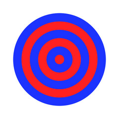 target icon, target symbol isolated on transparent background