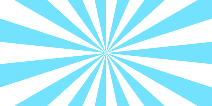 Suitable for graphic design materials. blue gradient sunburst background vector, sunburst vector. Sunrise sunbeam element spiral striped illustration sunray template. 