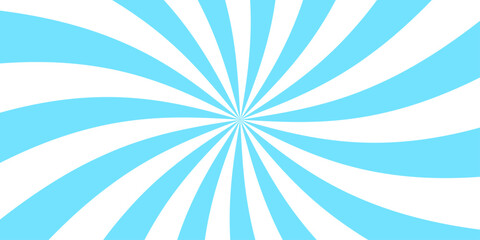 Funky ray elements, circle motifs, reminiscent of circus themes. This dynamic optical pattern ideal for abstract backgrounds or pop art themes. Sunrise sunbeam element spiral striped illustration sunr © NoOne