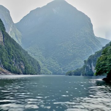 lago, montagna, acu&aacute;tico, paisaje, naturaleza, cielo, mar, dirigible norge, nube, viajando, impresiones, bosque, r&iacute;o, turismo, verano, roca, esc&eacute;nico, verde, vacaciones