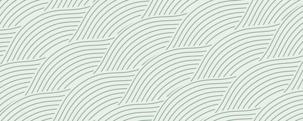 farm green banner, organic abstract background with fields. wavy green lines, natural organic products. vector ilustration © Arif