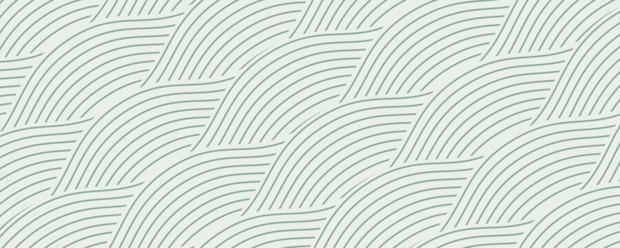farm green banner, organic abstract background with fields. wavy green lines, natural organic products. vector ilustration