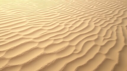 Fototapeta premium Top View Wind Ripple Sand Texture Minimal Background