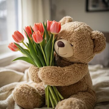 ositos, juguete, osito, caf&eacute;, animal, blando, aislada, amor, lleno, regalo, infancia, sentada, felpa, ni&ntilde;o, pelaje, objeto, beb&eacute;, blanco, mimoso, cuca, navida, 14 febrero, san valentin, flores, regalo