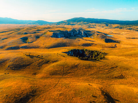 Group of collapse sinkholes on the Kupres Polje (Kupre&scaron;ko polje) within Dinaric karst of western Bosnia and Herzegovina known as Japage.