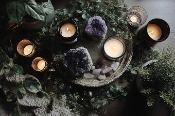 Vibrant flowers blooming amidst lush green foliage in a garden setting.