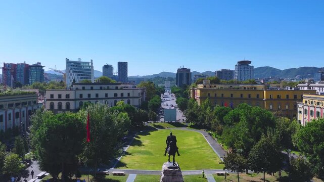 Core View Skanderbeg Square, Tirana, Albania.
Focusing on the patterns, the stones, and the space. October 28, 2025.