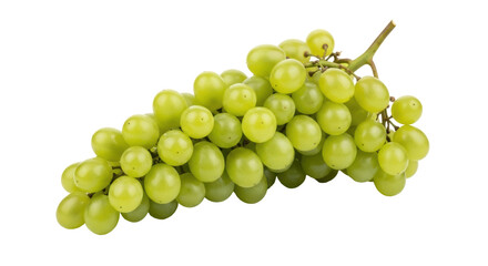 Fresh green grapes isolated PNG, juicy fruit with a sweet and tangy flavor for healthy eating and dessert recipes © Roxana