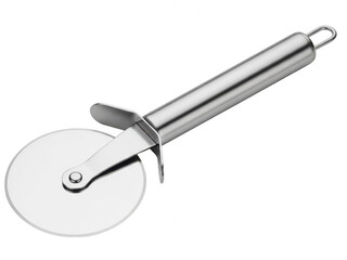A pizza cutter on a white background isolated on transparent background