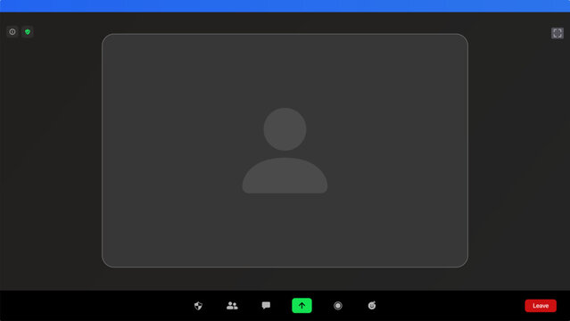 Video Call Interface Mockup
