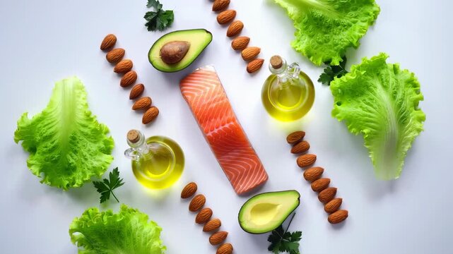 Healthy Food Arrangement