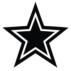 Fototapeta premium Honor star icon on white background