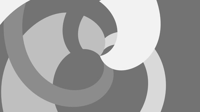 A simple gray gradient background animation transitions smoothly into a complex pattern.