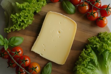 National Cheddar Day Celebration with Assorted Cheddar Cheese Blocks and Cubes on Wooden Board