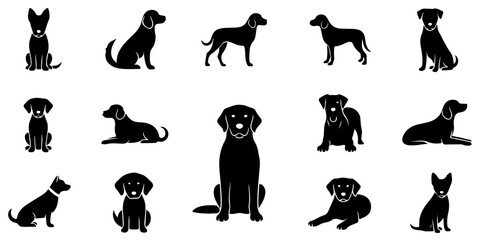 Funny Dog Cartoon Character
