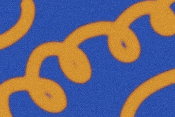 Сolored lines are drawn by hand. Illustration of noise and grainy texture.