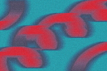 Abstract trendy colorful gradient noisy grain background texture	