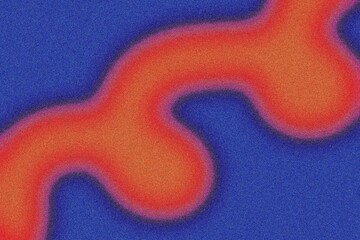 Сolored lines are drawn by hand. Illustration of noise and grainy texture.