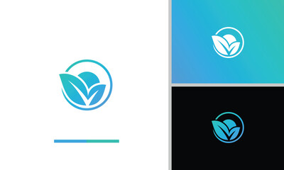 Fototapeta premium A leaf logo filled with organic lines or contours, and at the bottom cleverly integrated a check mark is suitable for businesses in the fields of sustainability, environment, green technology, consult