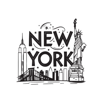 NEW YORK CITY vector art.