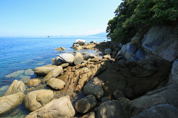 愛媛県松山市　白石ノ鼻の巨石群