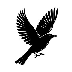 Obraz premium vector illustration of a Skylark bird