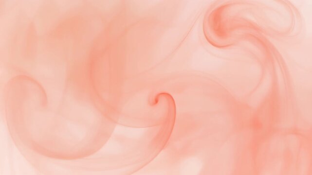 Swirling pink smoke patterns on white background for design and creative projects