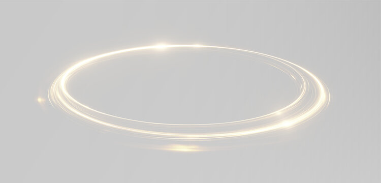 Glowing vortex spins in deep cosmos. Shining golden spiral lights the void. Abstract halo ring echoes stellar wave. Luminous particles dance through eclipse aura overlay effect