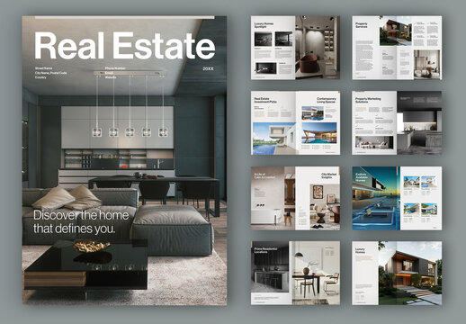 Real Estate Magazine Layout