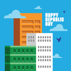 Illustrations express creativity with Happy Republic Day themes