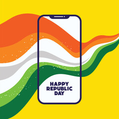 Playful elements make Happy Republic Day vectors enjoyable for all.