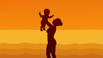 Fototapeta premium Happy International Mother’s Day CelebrationInternational Mother’s Day Special BackgroundMother’s Day Love and Appreciation ConceptInternational Mother’s Day Greeting Card DesignBeautiful Flor