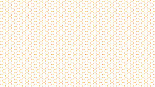 Subtle hexagonal pattern with fine orange lines on a clean white backdrop, perfect for modern design and technology-focused projects.