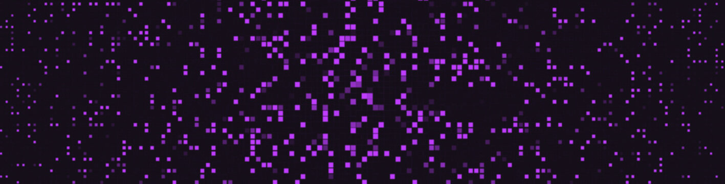 Pixel Pattern Digital Noise Grid Background Dot Texture, Tech Square Mosaic BG Geometric Backdrop, Arcade Cyber Glitch Effect, Retro Y2K 8bit 16bit Graphic Wallpaper, Censor Blur. Vector Illustration