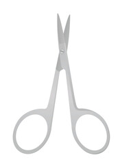 Medical surgery scissors. vector illustration