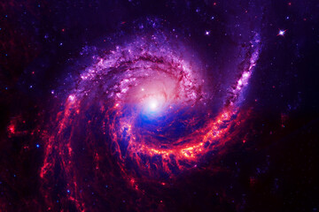 Bright, beautiful galaxy. Elements of this image furnished by NASA