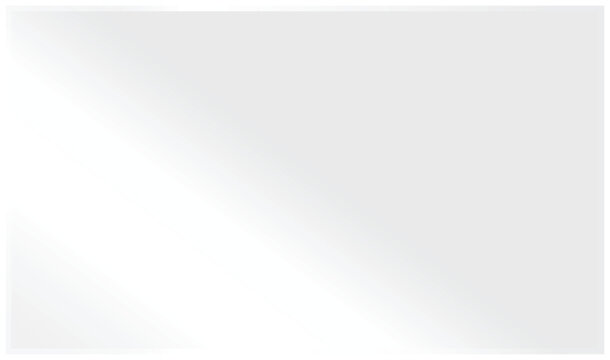 White glossy gradient background: Blank light glass surface texture