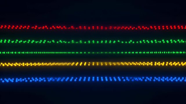 RGB scan lines signal test