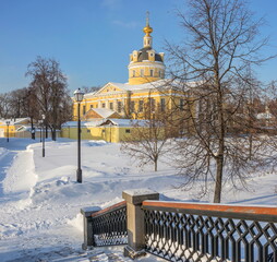 Winter in the Old Believers Rogozhskaya settlement