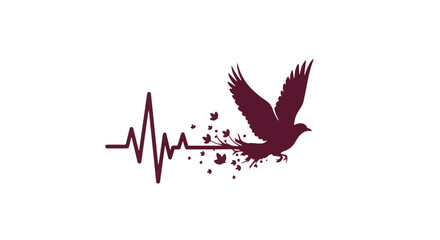 Bird takes flight in symbolic freedom