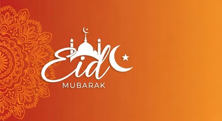 Celebrating eid with a vibrant and elegant design featuring traditional motifs