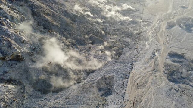 solfatara volcano, pozzuoli, italy