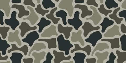 vector duck hunting camouflage pattern, seamless pattern, camo pattern. Marsh old school Camouflage © Rashid