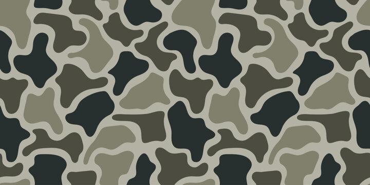 vector duck hunting camouflage pattern, seamless pattern, camo pattern. Marsh old school Camouflage
