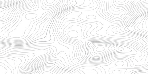 Abstract topographic map background with wavy black contour lines on transparent, representing terrain elevation, hills, and organic geographic relief in a minimalist monochrome style.  © Hasan