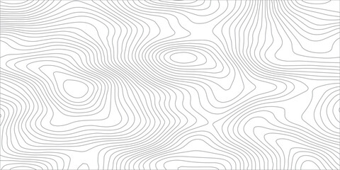 Monochrome abstract topographic contour line pattern on transparent background, featuring flowing gray elevation curves that illustrate terrain relief in a clean modern map design.  © Hasan