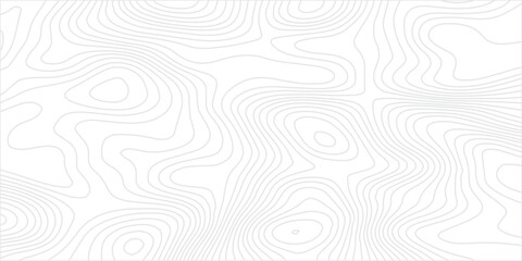 Abstract topographic map background with wavy black contour lines on transparent, representing terrain elevation, hills, and organic geographic relief in a minimalist monochrome style.  © Hasan