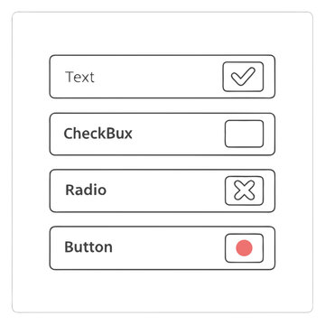 Screenshot of form elements on a webpage