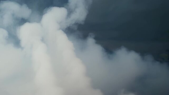  Fog rolling slowly across screen 4K